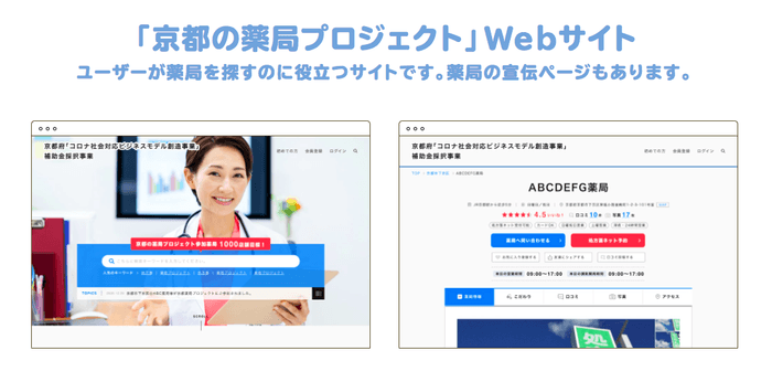 薬局紹介ページ