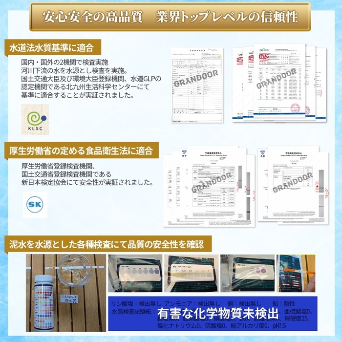 信頼の品質と安全性