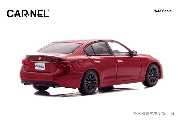 1/43 日産 スカイライン 400R “Carbon Exterior Package” (V37) 2020 Carmine Red:右後