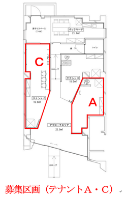 「創の実 吉祥寺」店内レイアウト・募集区画