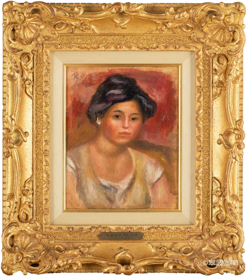 コレクション展(翠波画廊：ルノワール「婦人像」1904年頃)