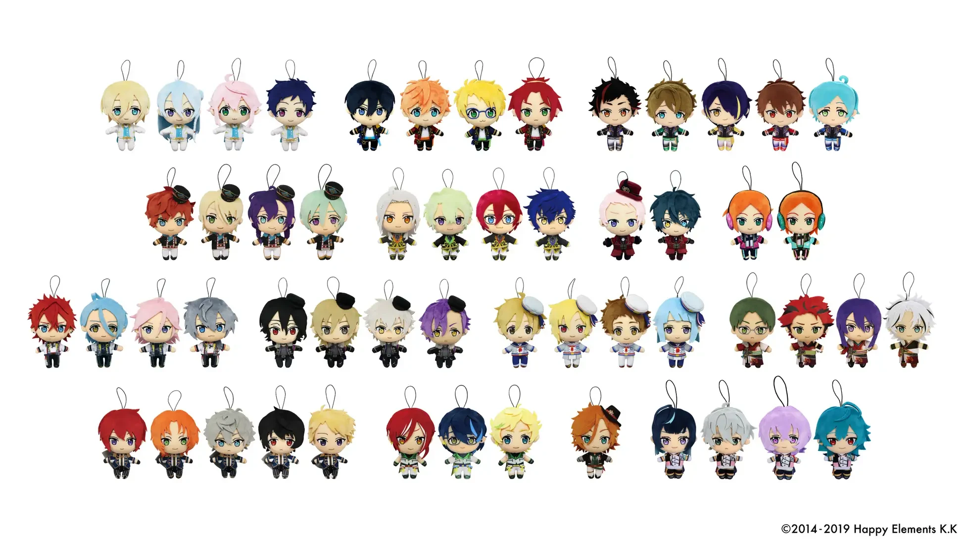 ▲『あんさんぶるスターズ!!』ぬいぐるみ(全54種)