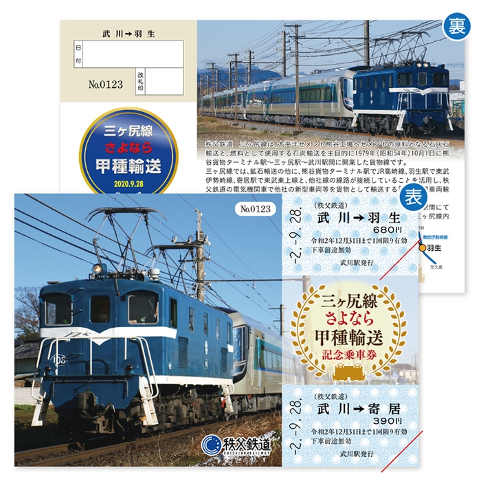 記念乗車券イメージ