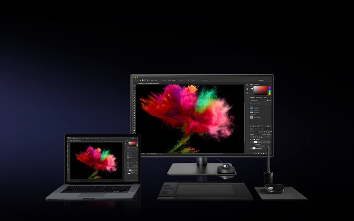 10億7000万色の色表示