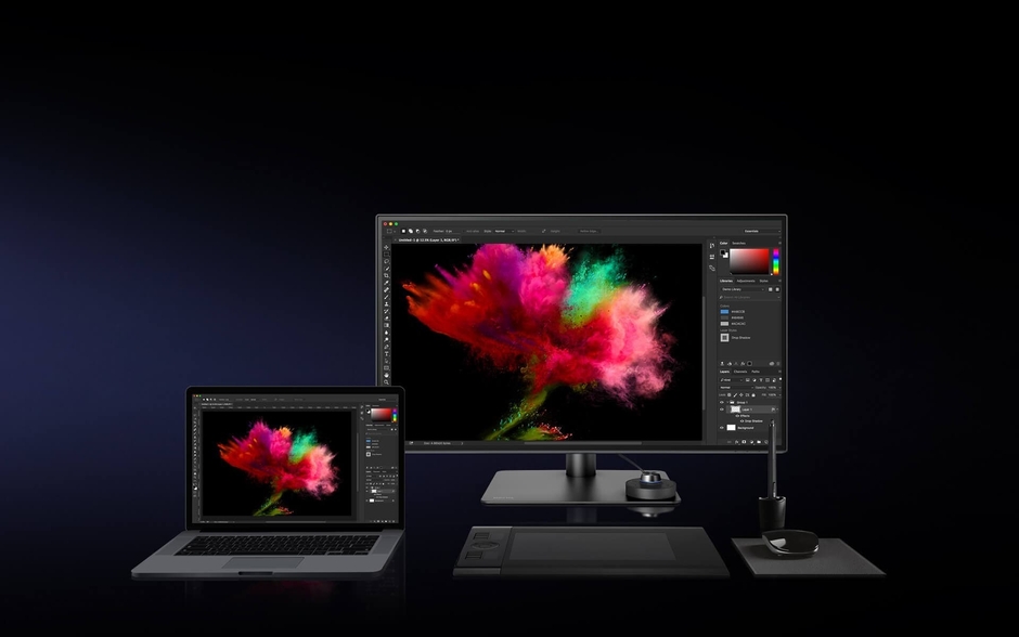 10億7000万色の色表示