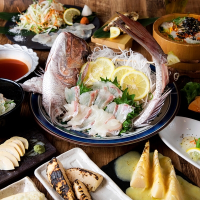 真鯛＆筍の食べ放題プラン   