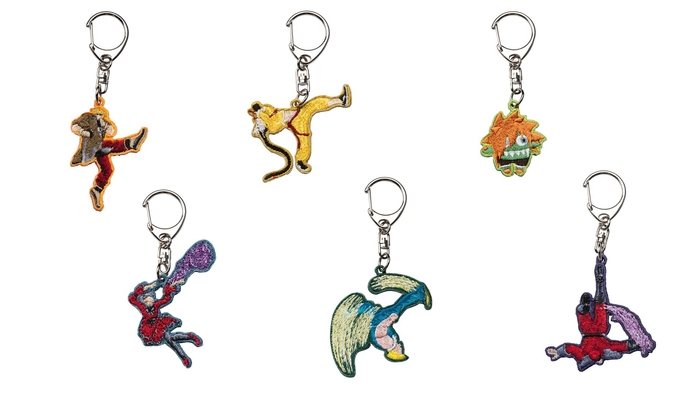 トレーディング刺繍アートキーホルダー 3rdシリーズ(全6種)