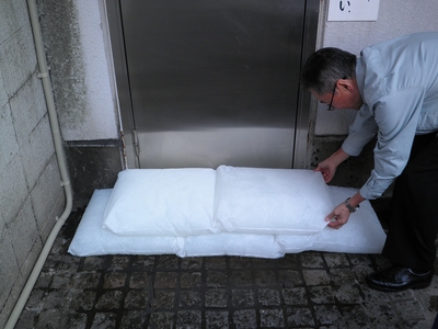 使用例 簡易土のう