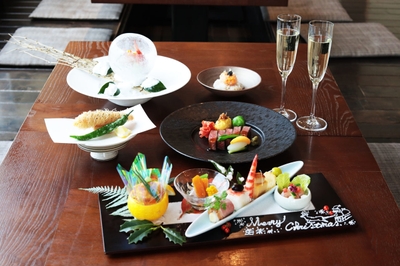 XEX ATAGO GREEN HILLS/tempura & sushi An クリスマスのお献立