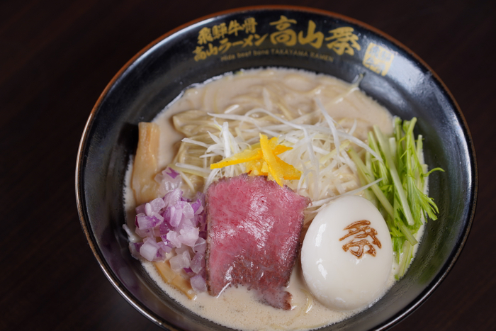 飛騨牛骨高山ラーメン祭の白湯ラーメン