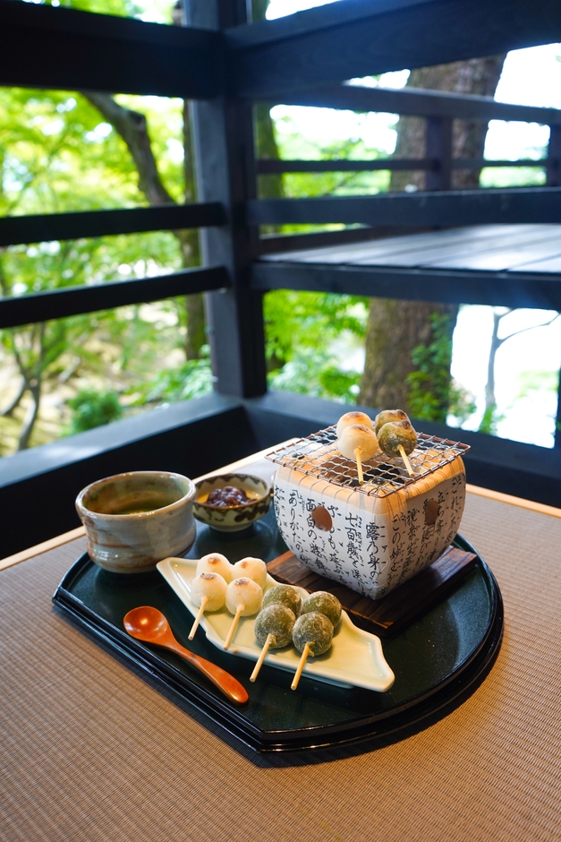 eXcafeが誇る看板セット「ほくほく、お団子セット」