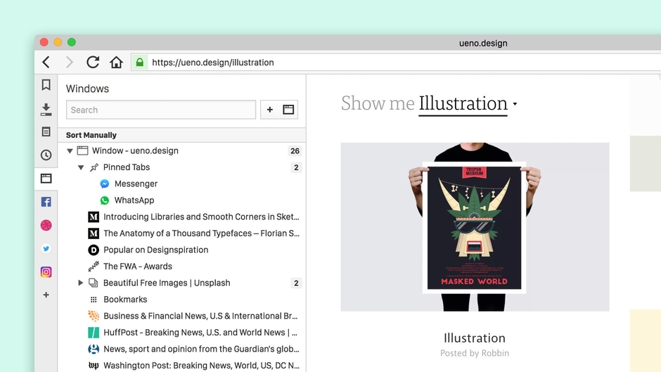 ウィンドウパネル