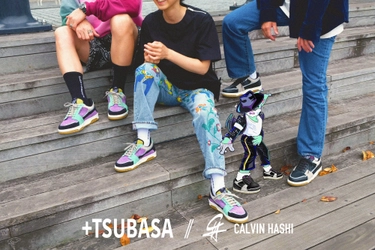 スニーカーブランド「+TSUBASA」と 現代アーティスト「CALVIN HASHI」がコラボレーション　 ポップアップストアが渋谷スクランブルスクエア5Fに 10月13日オープン