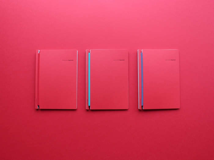 【リプラグ】名刺ファイルLog book(ログブック)レッドのバリエーション