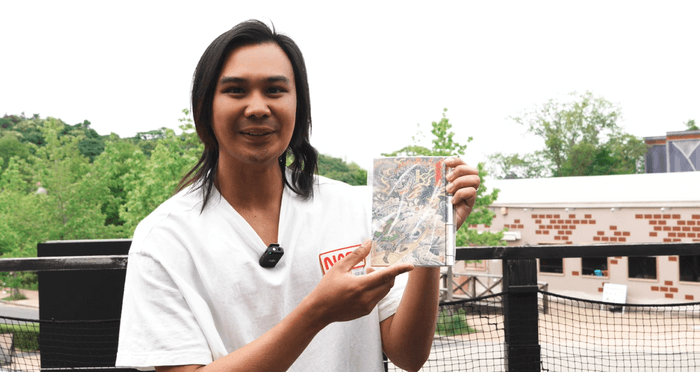 ▲和柄ノートをゲットしよう！