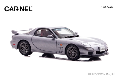 1/43 マツダ RX-7 Spirit R Type A (FD3S) 2002 Titanium Gray Metallic:右前