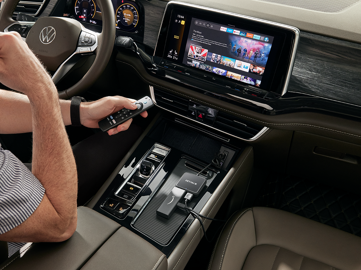 クルマでも、家のようにテレビが観られる!YouTubeもNetflixも楽しめる、Fire TV Stick対応HDMI搭載×ワイヤレスCarPlay/Android Auto対応「GetPairr TV(Car TV Mate Pro Max)」 新年限定セール|今なら約1万円で購入可能