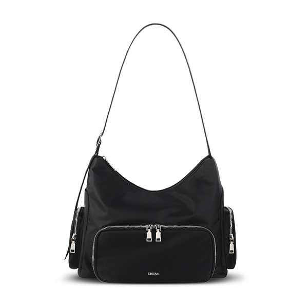 Artificial Nylon Cooler Bag - black