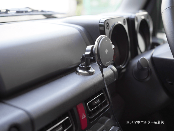 「マグネットボールマウント(17mm)」装着例