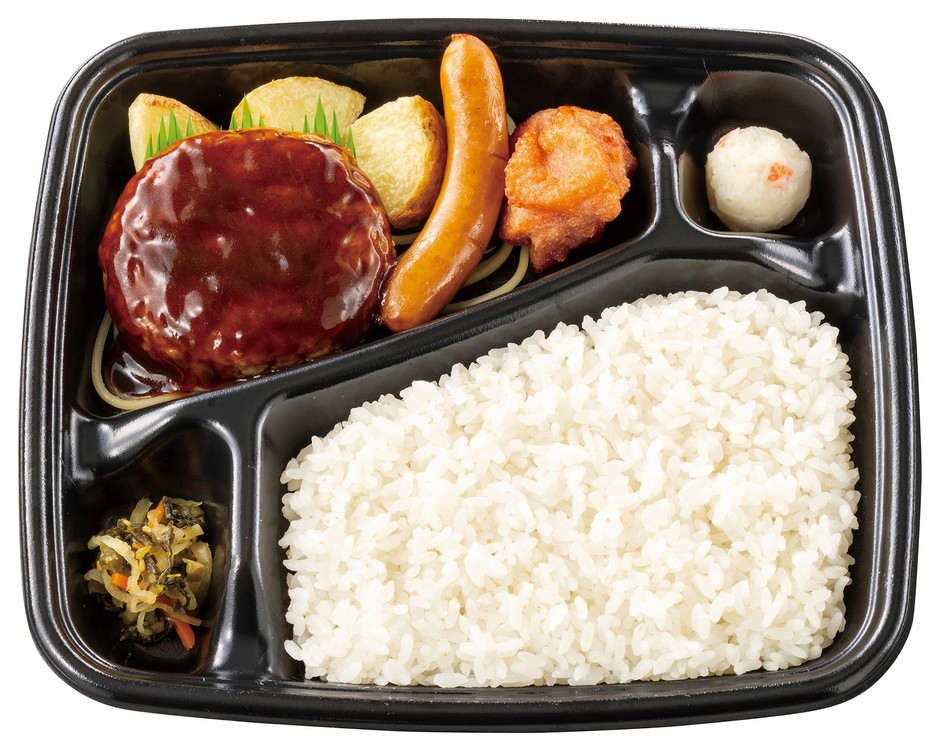 デミハンバーグ/ウインナー/から揚 デミハンバーグミックス弁当704円~(税込760円~)