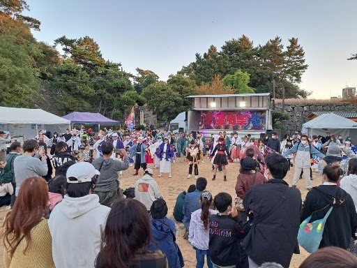 会場の様子 よさこい