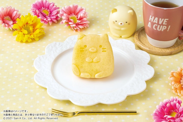 すみっコぐらしより“ねこ”の姿をスイーツで再現した 『もちもちすみっコぐらし焼き』登場！