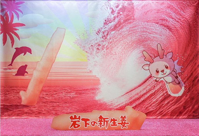 フォトスポット「PINK GINGER BIG WAVE」