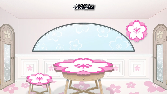 桜モチーフのインテリア『桜の部屋』