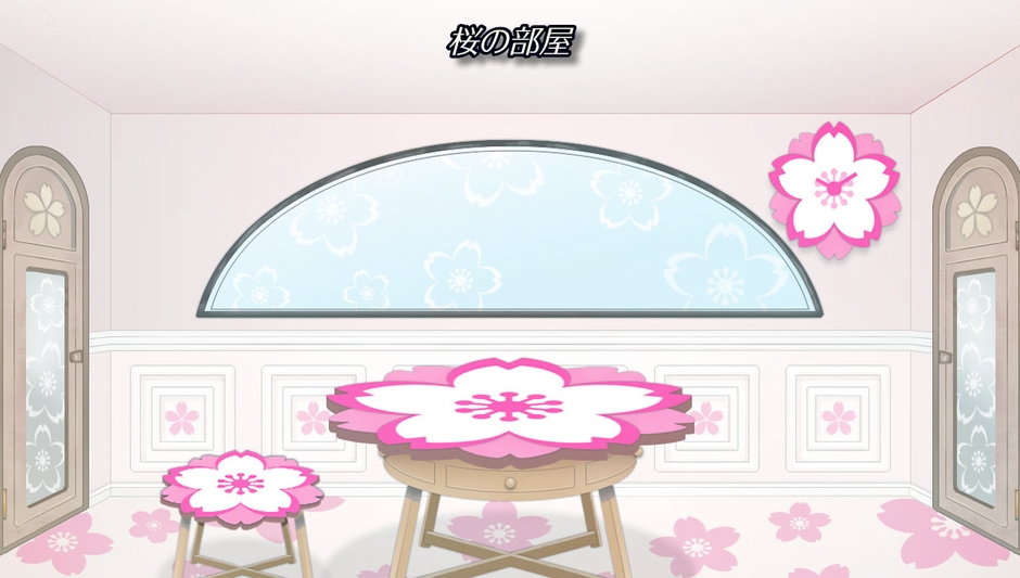 桜モチーフのインテリア『桜の部屋』