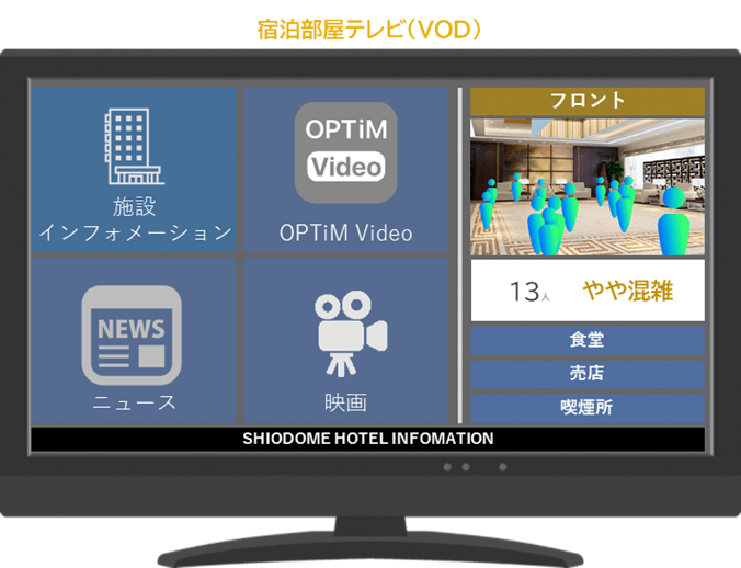 宿泊施設の混雑可視化イメージ 2