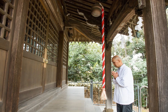 久地神社への当せん祈願