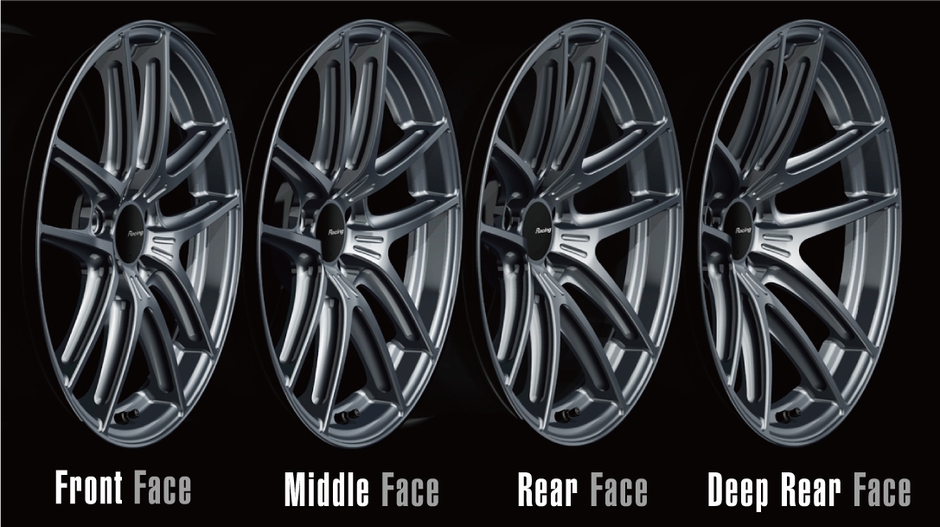 4種類のコンケイブフェイス
