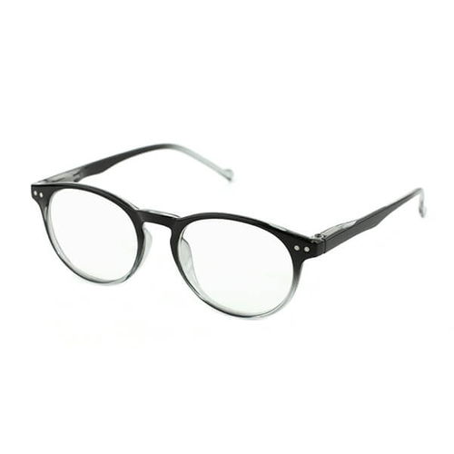 「メガネ ウェリトン ブラック」価格：539円／クラシカルな雰囲気のウェリントン型のフレームがポイントの伊達メガネです。グラデーションのフレームがおしゃれ。