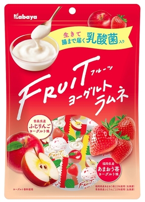FRUITヨーグルトラムネ 苺&りんご