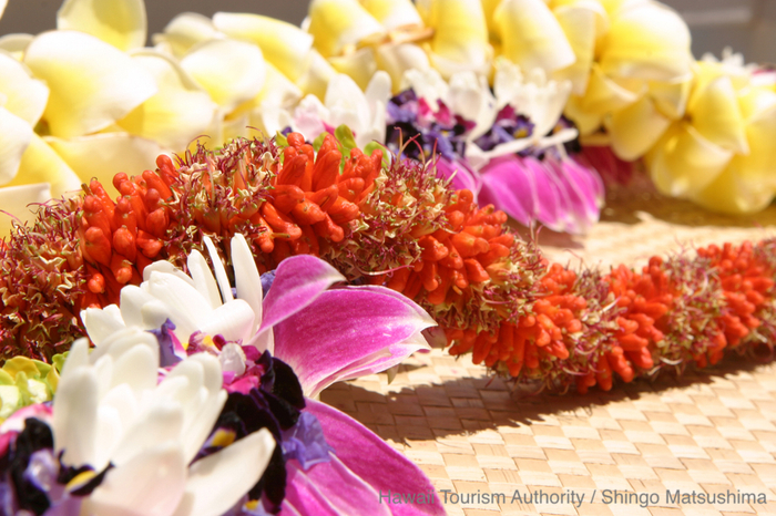 ハワイのメイデーはレイデー　(c) Hawaii Tourism Authority / Shingo Matsushima