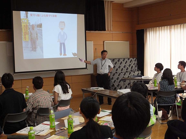 令和元年9月6日に開催された「第3回学生防犯ボランティア育成・体験講座（福岡地区）」