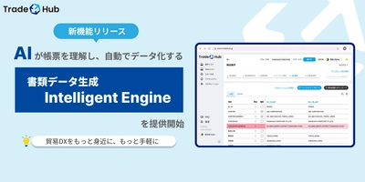 双日テックイノベーション、Trade HubにAI活用の新機能 「Intelligent Engine」を追加