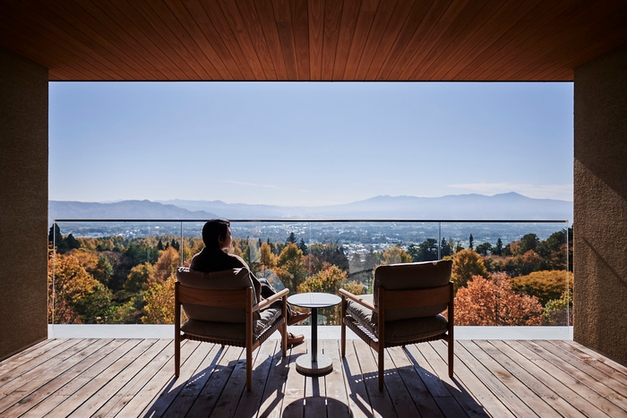 本館5Fテラスからの眺望