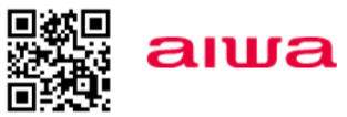 aiwaロゴ+ダイレクトQR