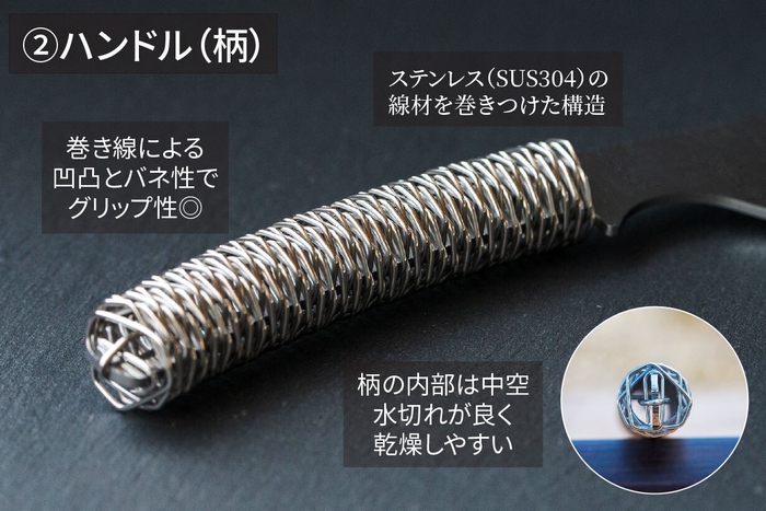 特徴2 ハンドル