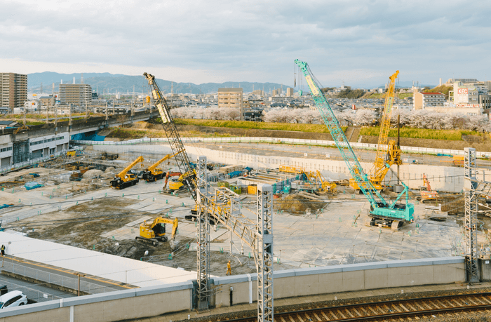 施工地区の工事進捗状況(2022年4月時点)