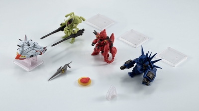 FW GUNDAM CONVERGE CORE 機動戦士クロスボーン・ガンダム 鋼鉄の7人 Aチームセット(イメージ2)