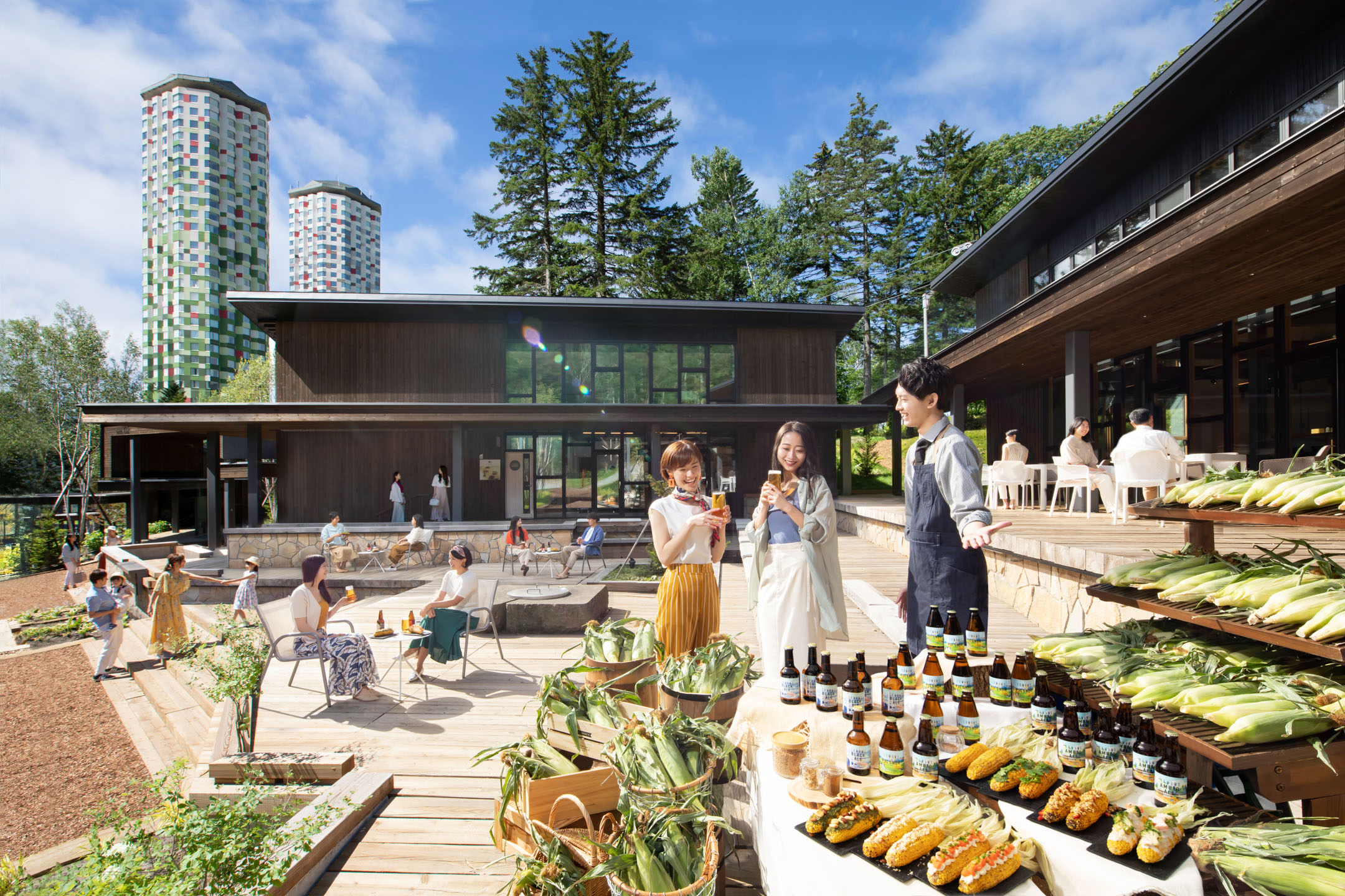 【リゾナーレトマム】オリジナルのクラフトビール×7種類のオリジナルフレーバーのトウキビで北海道の夏を満喫!「とうきビアガーデン」開催|期間:2021年7月1日~8月31日