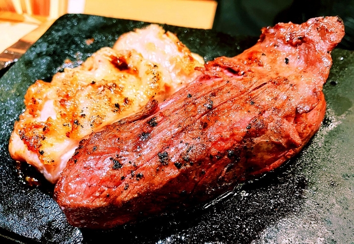 牛ハラミ＆チキン