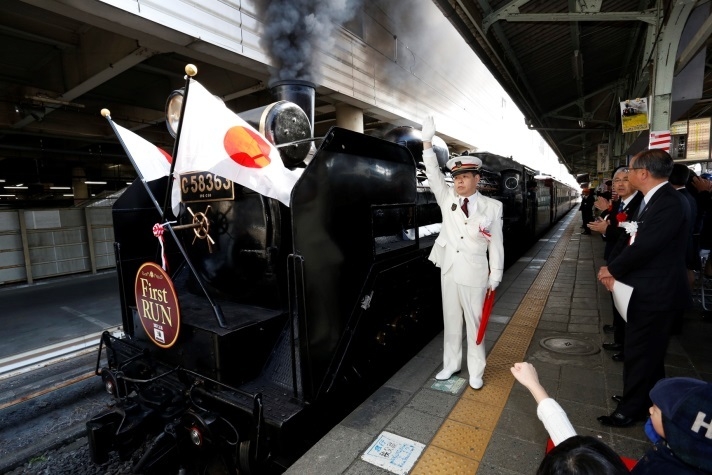 昨年のSLファーストランの様子(1)