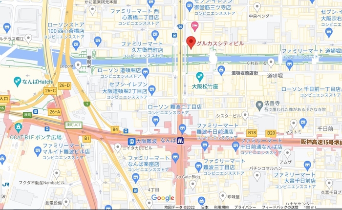 LEE MART御堂筋店 マップ