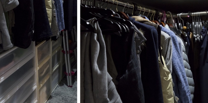 季節ごとの洋服類をまとめて衣替えも楽に