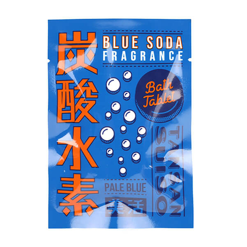 「炭酸水素バスタブレット Blue Soda」価格：165円／話題の水素を手軽に体感出来るタブレット入浴剤。