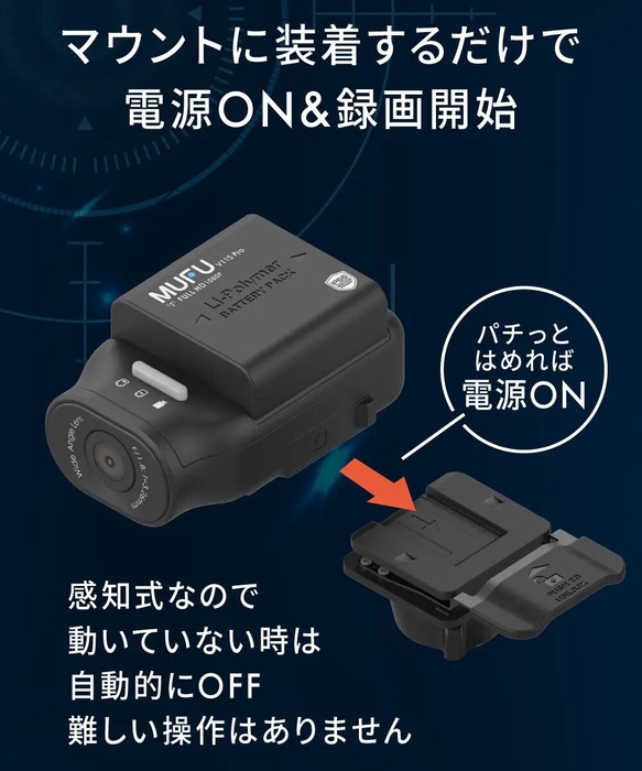 MAXWIN　MF-BDVR003-PRO　装着で即時録画