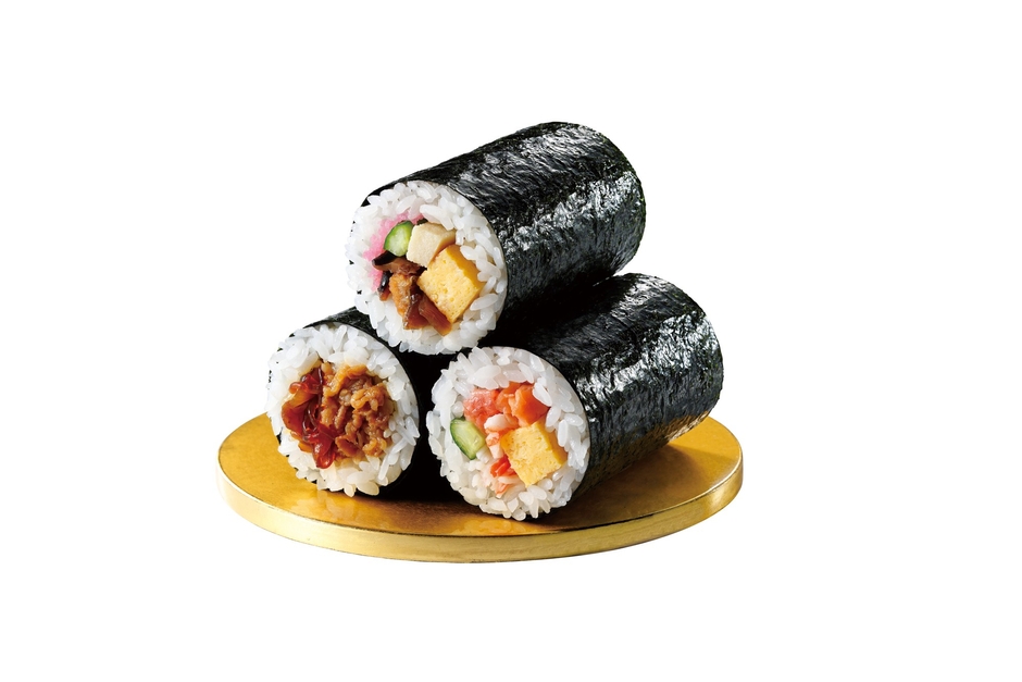 3種の恵方巻 3本セット(ショートサイズ) イメージ画像